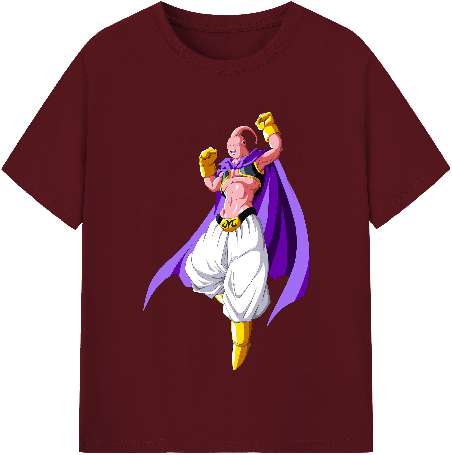 （画像用） ドラゴンボール 魔人ブウ DRAGON BALL Majin Buu 綿100％半袖Tシャツ（フロントプリント）